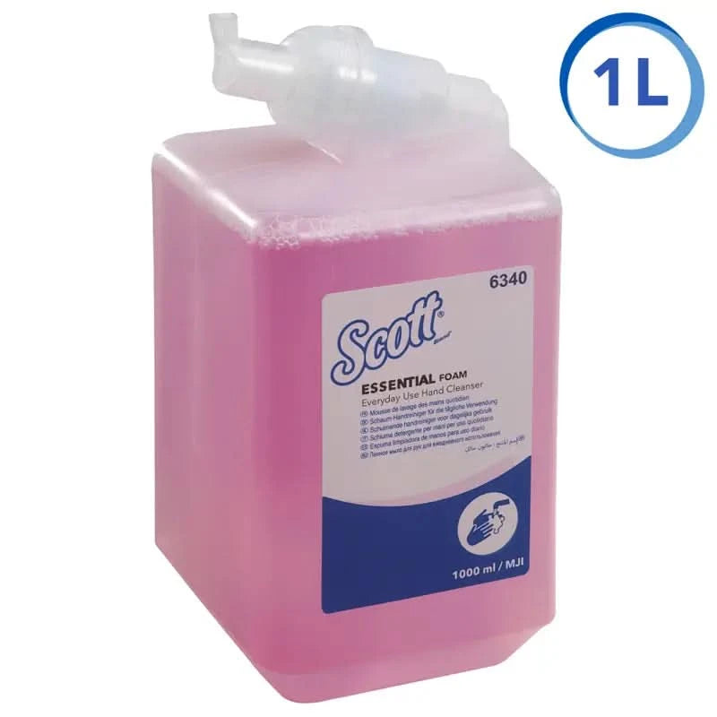 SCOTT Essential Schaumseife Rosa 1l.