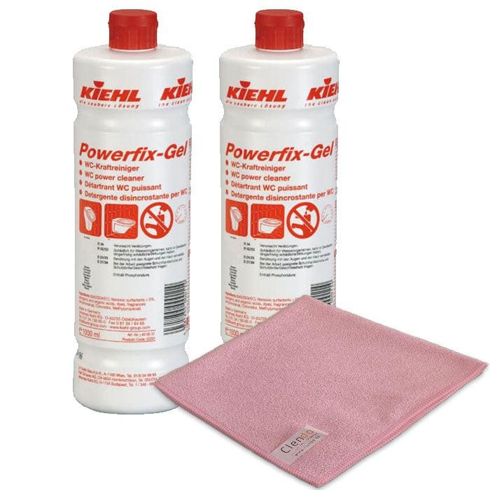 2x Kiehl Powerfix-Gel 1l + Microfasertuch