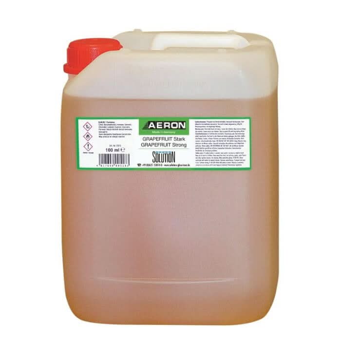 Aeron raumduft grapefruit stark in einem 100 ml kunststoffkanister mit rotemverschluss zur intensiven raumreinigung
