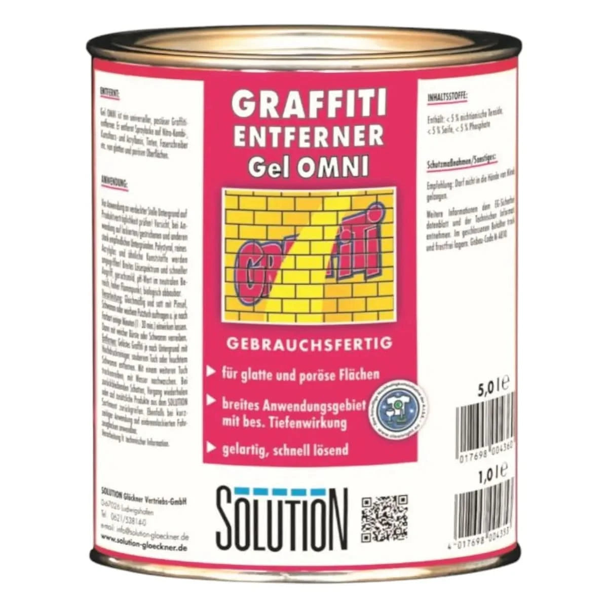 SOLUTION-Glöckner Gel OMNI Graffitientferner.