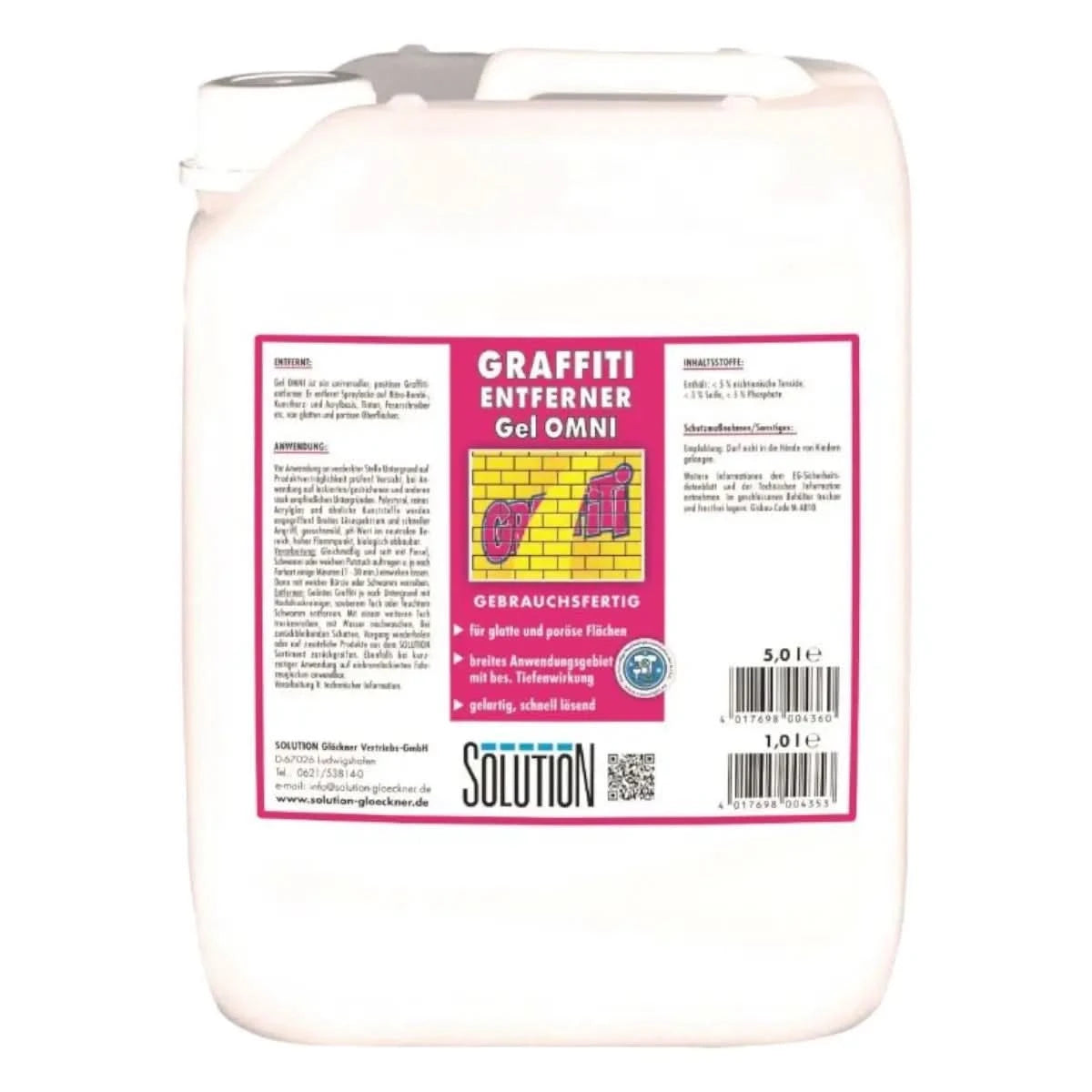 SOLUTION-Glöckner Gel OMNI Graffitientferner.