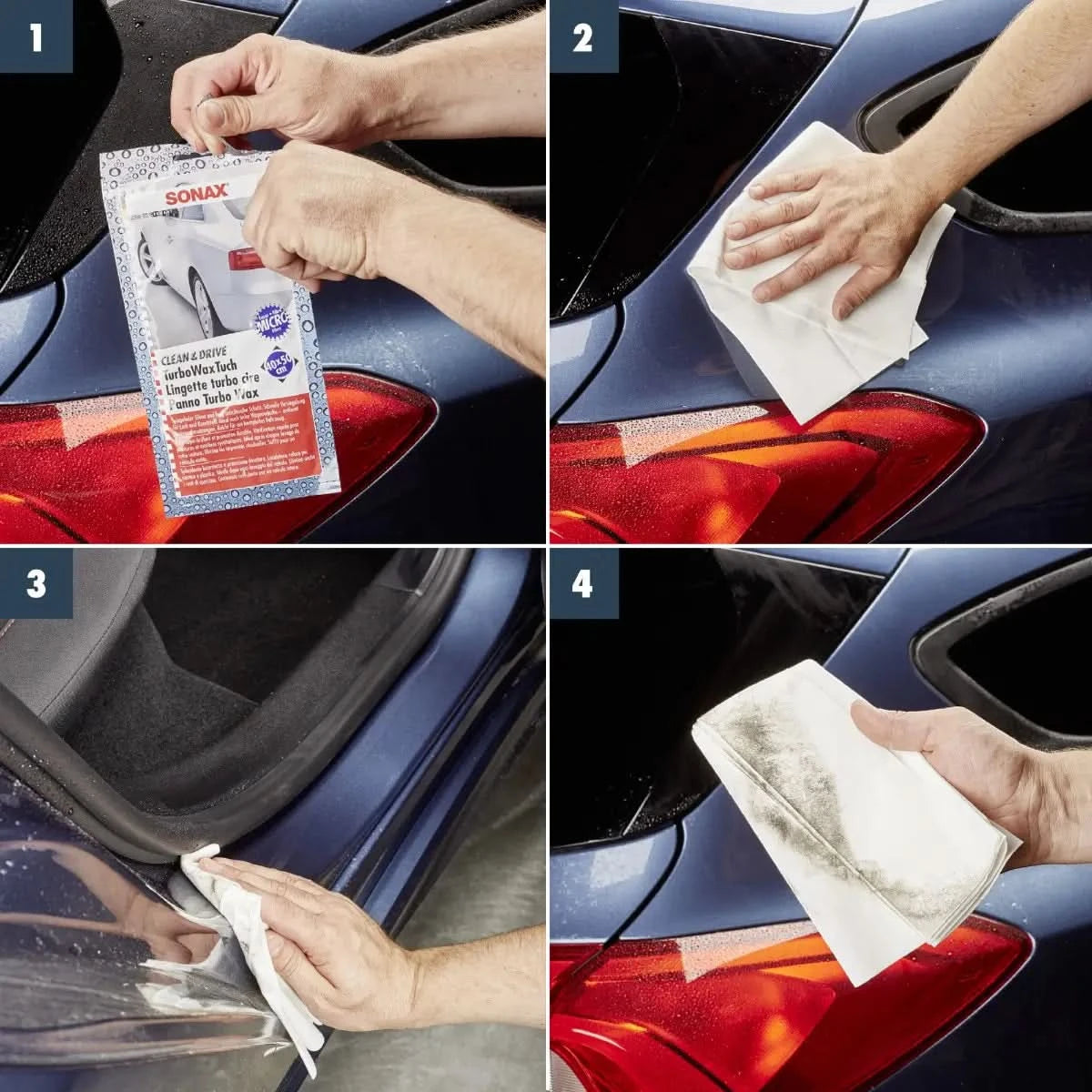 Sonax Clean + Drive Turbowaxtuch 40x50cm.