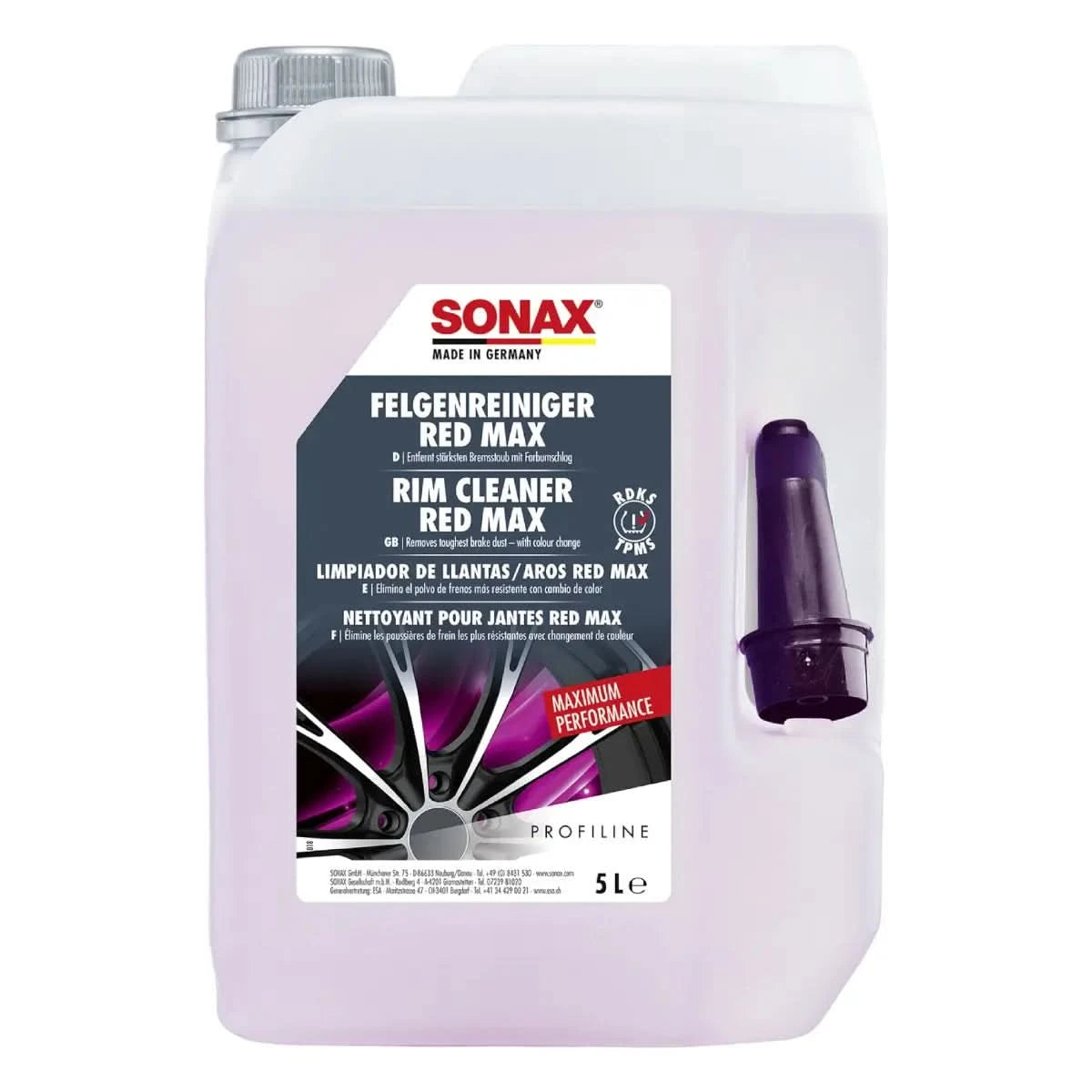Sonax Profiline Felgenreiniger Red Max 5l.