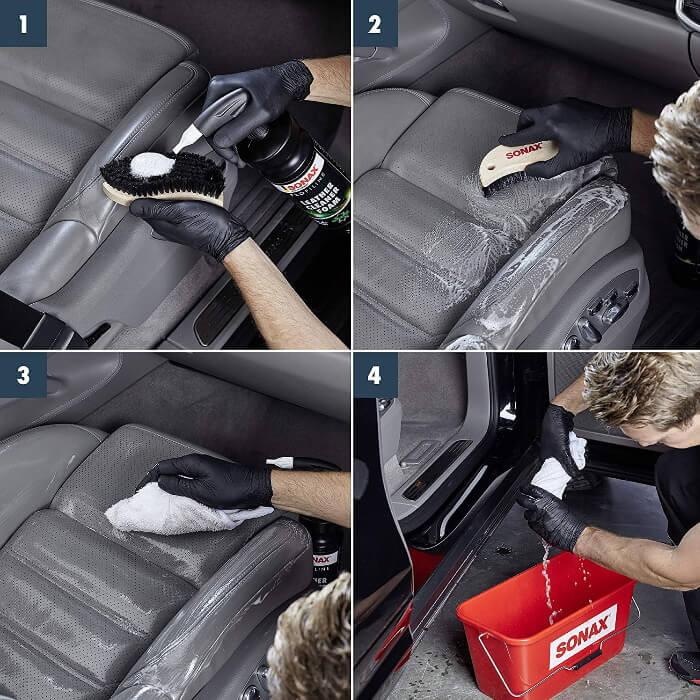 Sonax Profiline Leather Cleaner 1l Anwendung
