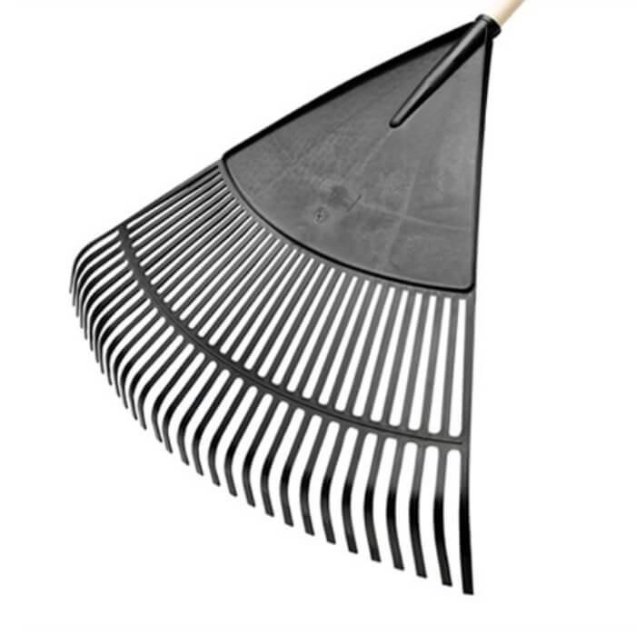 Flora Kunststofflaubbesen 30 Zinken 75 cm