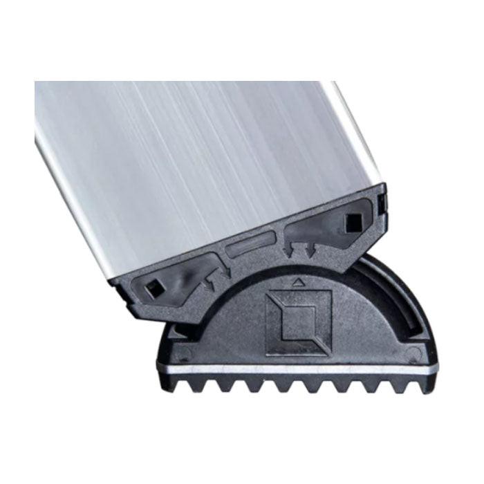 Munk Günzburger Steigtechnik Stufen-Anlegeleiter ohne Traverse Nivello Leiterschuh