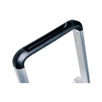 MUNK Günzburger Steigtechnik ML Stufen-Stehleiter einseitig begehbar Aluminium Eloxiert