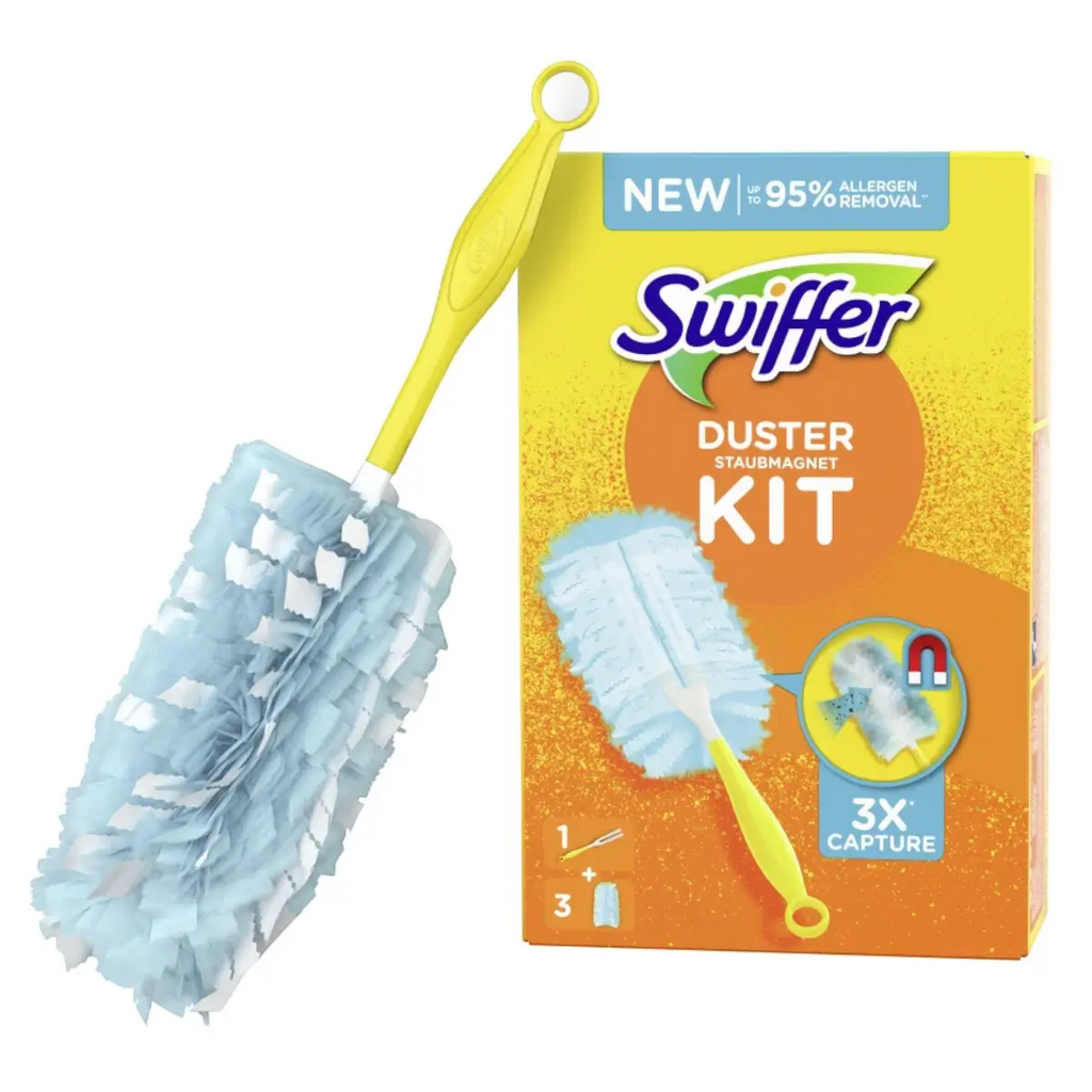 SWIFFER Duster Handgriff + 3 Staubfangtücher