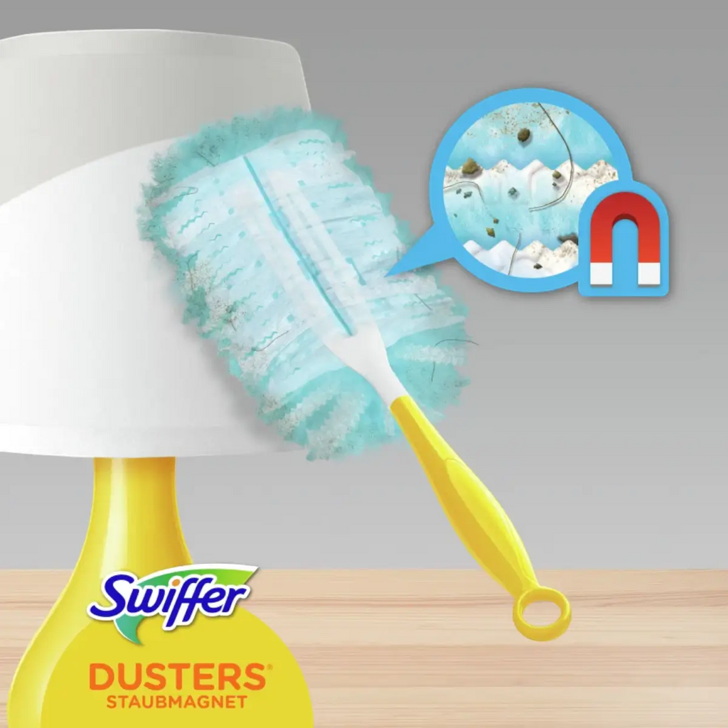 SWIFFER Duster Handgriff + 3 Staubfangtücher