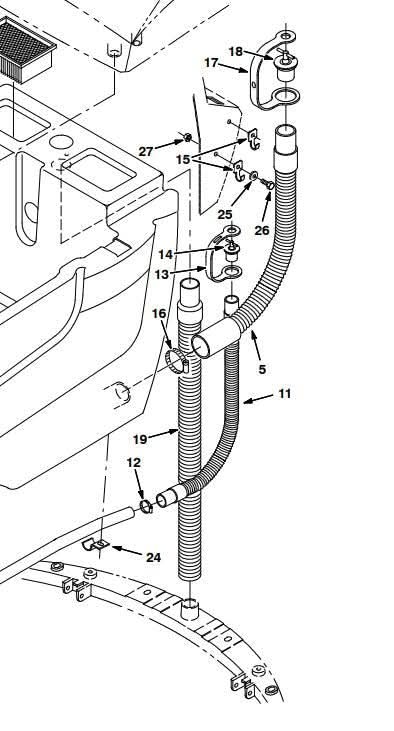 Tennant Absaugschlauch für T5680.