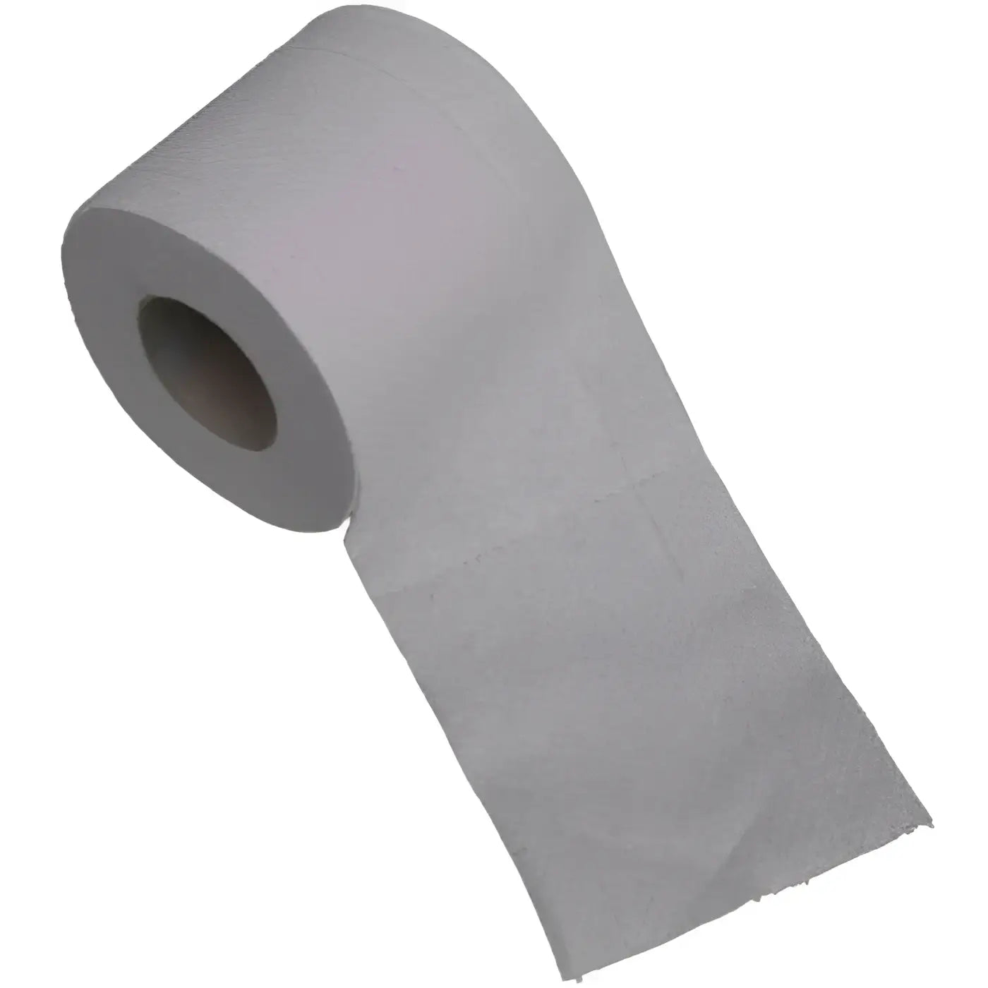 Toilettenpapier 2-lagig recycling 250 blatt weiß mit weicher struktur und pappröhre im inneren