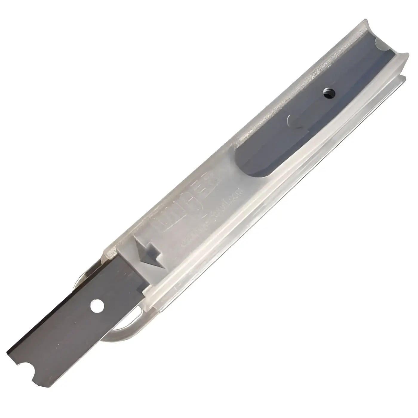 Unger edelstahl-oberflächenklingen rb100 silberne metallschneide mit schwarzem griff und scharfer schneidekante