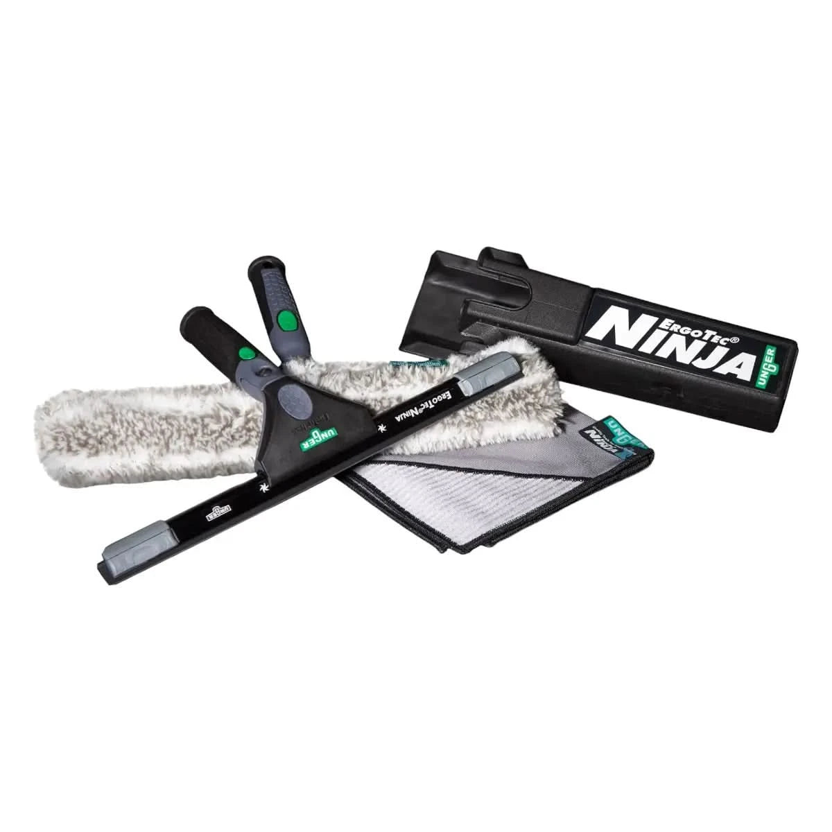 UNGER AKN12 ErgoTec NINJA 4in1 Fensterputzset.