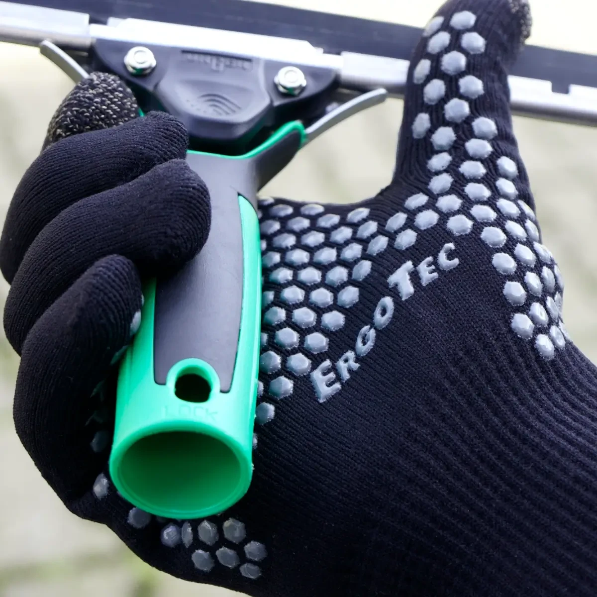 UNGER ErgoTec Glasreinigungshandschuhe GLON.