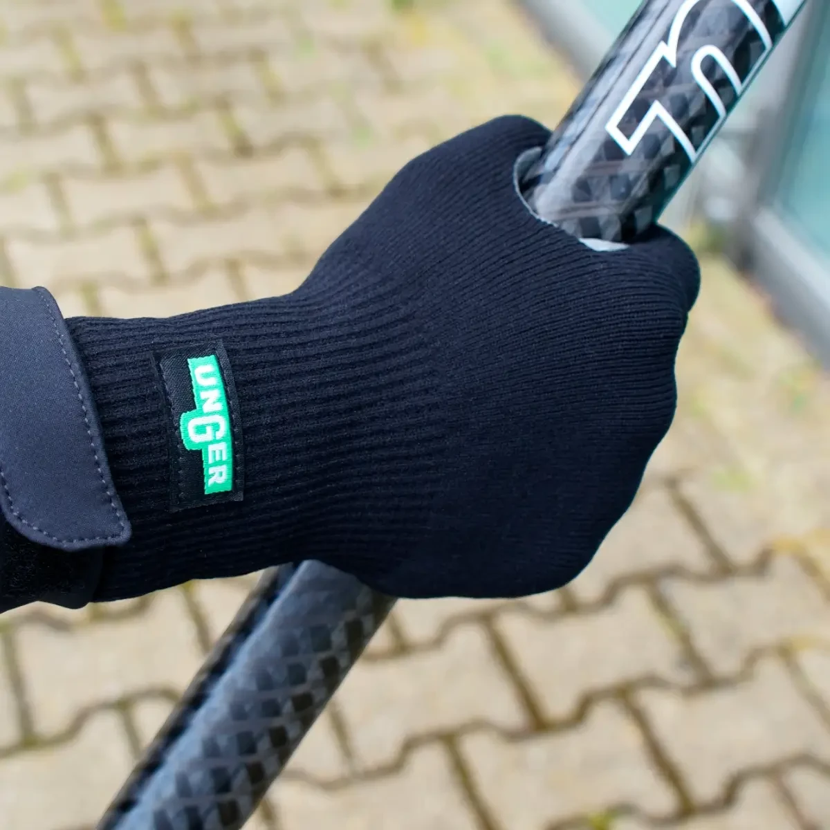 UNGER ErgoTec Glasreinigungshandschuhe GLON.