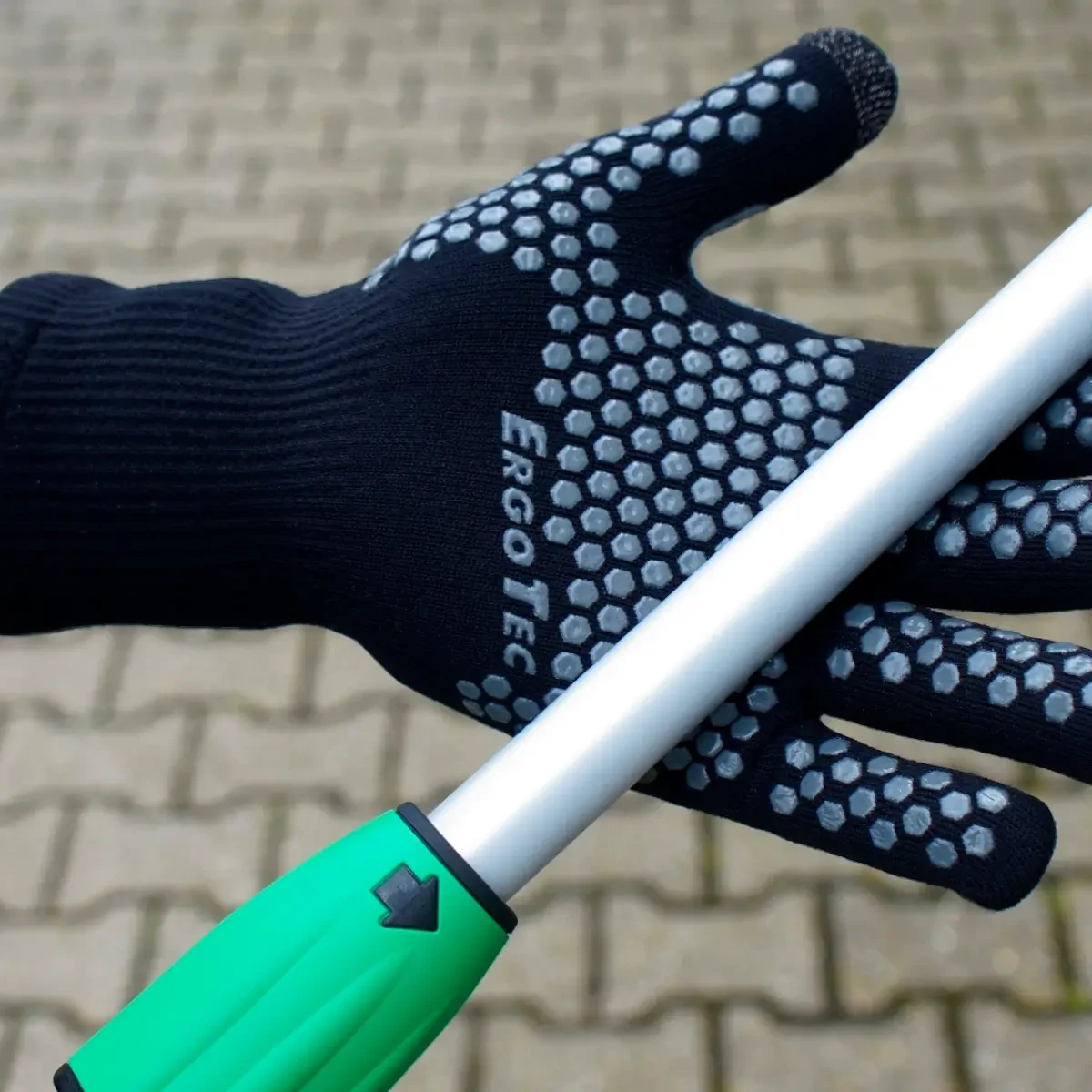 UNGER ErgoTec Glasreinigungshandschuhe GLON.