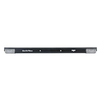 Schwarzer unger ergotec ninja scheibenwischer mit transparenter kappe und weißem logo aluminium schiene ac