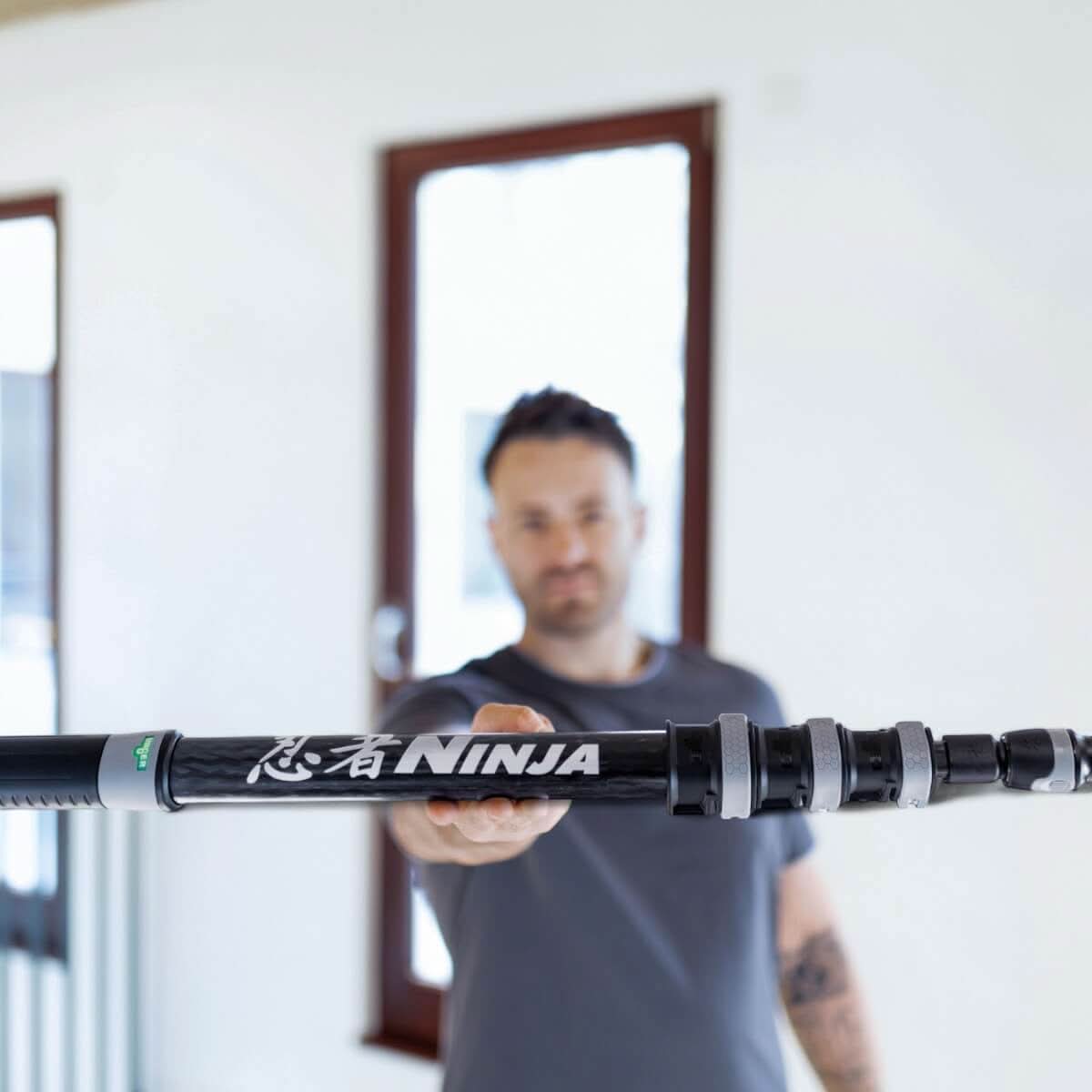 UNGER NINJA 6in1 Carbon-Stangen-Set AKN19 Glasreinigungsset.