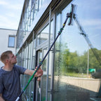 Unger nLite PowerPad Griff + Microfaser-Reinigungspad.