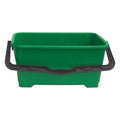 Grüner plastik eimer mit schwarzem griff unger großer eimer 28l qb220 für 45cm einwascher