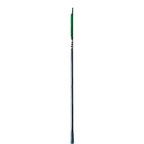 Unger nLite carbon composite teleskopstange mit schwarzem kohlefaser-pfeil, grünem spitzkopf und blauem griff