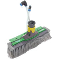 Unger nLITE power bürste komplett ungespitzte grün-graue druckreinigerbürste mit gelbem verbinder und klaren schläuchen