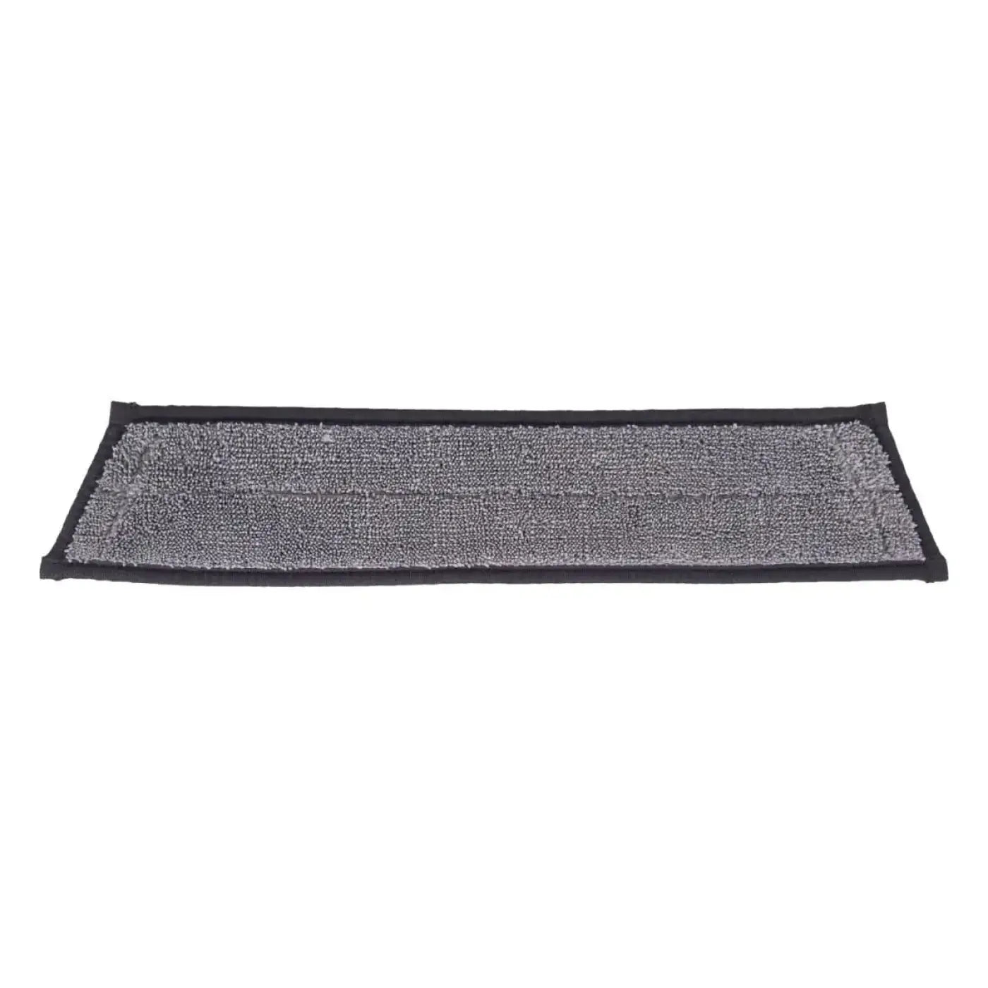 Unger nLite powerpad mikrofasereinigungspad mit grauem mikrofaser-moppkopf und schwarzem rand
