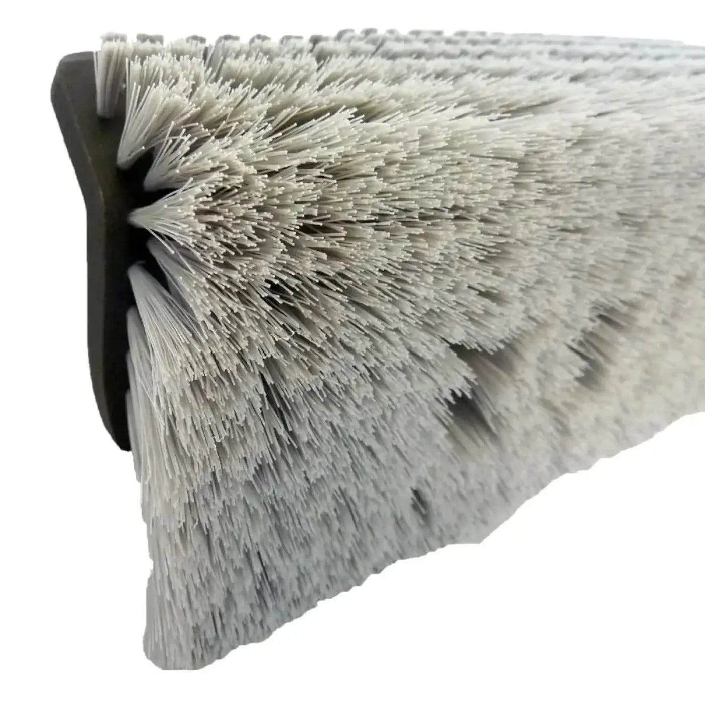 Unger nLite winkelbürste mit grauen synthetikborsten und schwarzem kunststoffgriff frontansicht