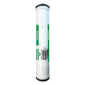 Weißer zylindrischer wasserfilter unger hydro power 2.0 mit grüner und schwarzer kennzeichnung für UNGER ROME2 membrane RO20C