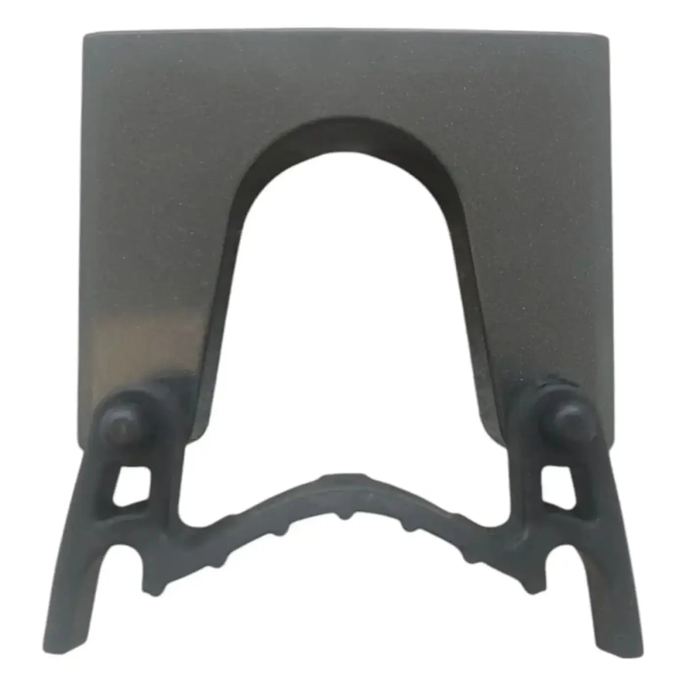 Schwarze vermop stielhalterung seitlich mit u-förmiger halterung und zwei verstellbaren beinen anthrazit