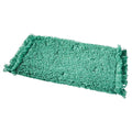 Grüner, strukturierter microfiber mopkopf mit fransen für vermop twixter antibak 40cm baumwollmop