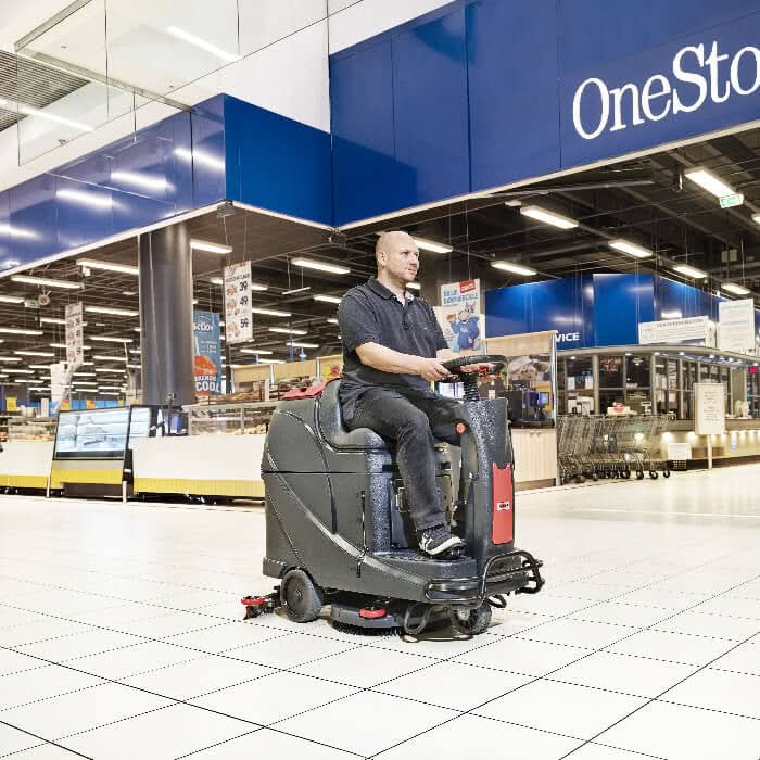 Viper Micro-Aufsitz-Scheuersaugmaschine AS530R.