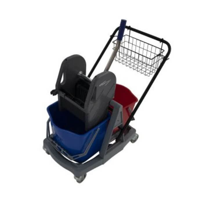 Clean Track Doppelfahrwagen 2 x 17 Liter - Duo 217 P.