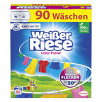 Weißer Riese Color Waschmittel Pulver 90WL – kraftvolle Farbschutz-Formel für bunte Wäsche