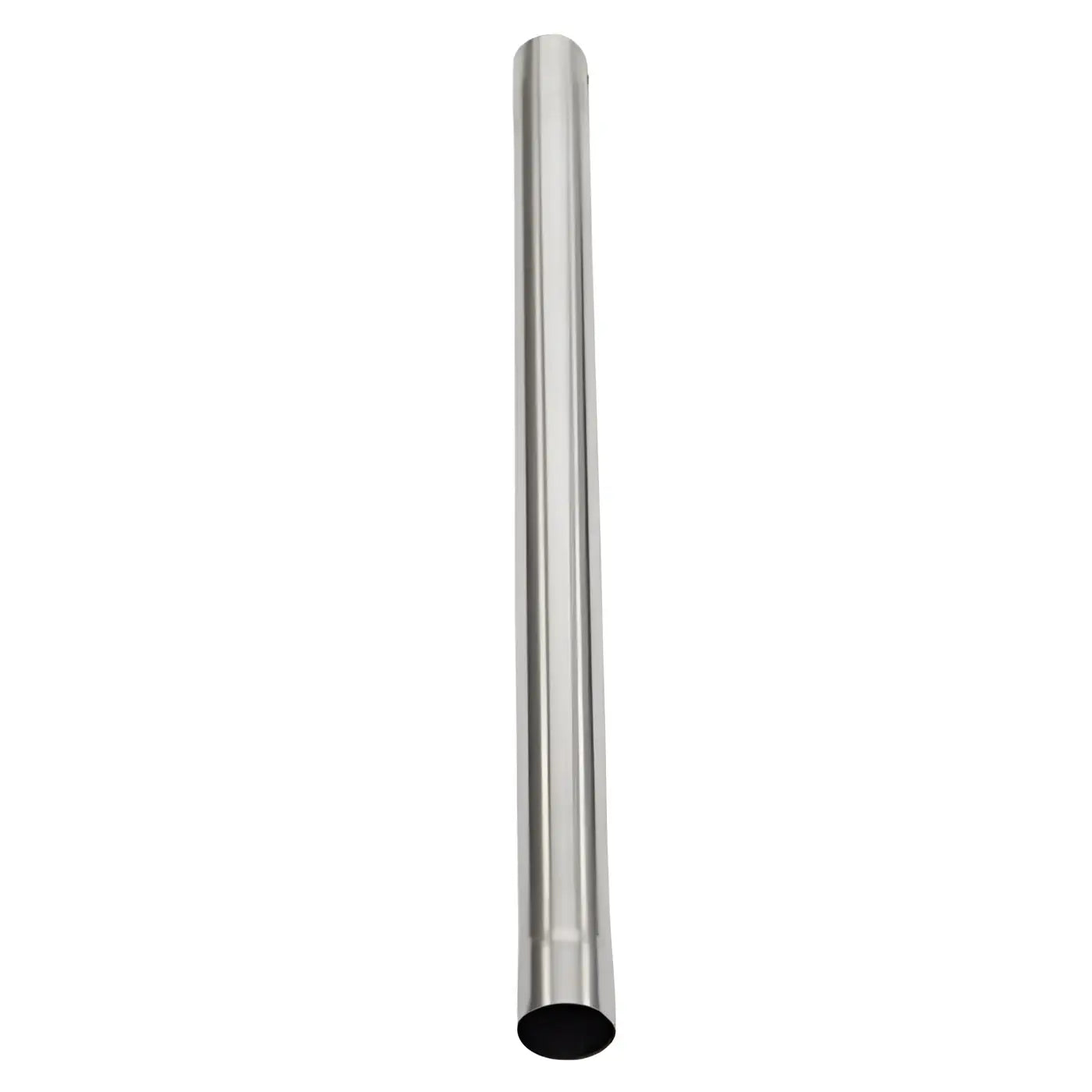 Ein schlaues zylindrisches edelstahlrohr wetrok handrohr 50cm Ø35mm mit polierter reflektierender oberfläche