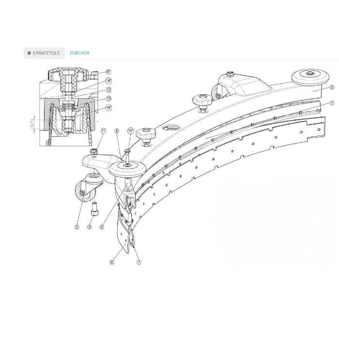 Saugbalken Endurer 75.