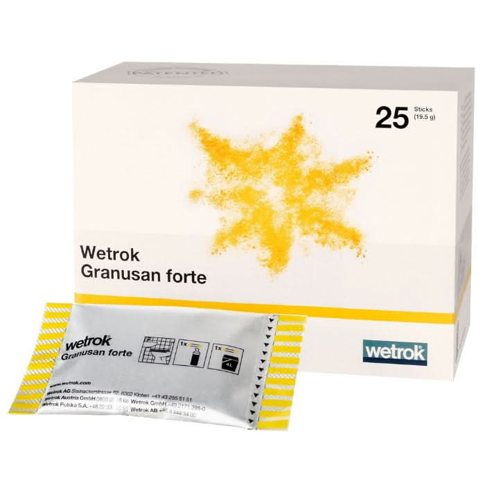 Wetrok Granusan Forte Sanitärgrundreiniger Sticks.