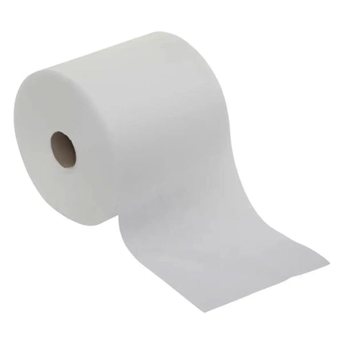 Weißes toilettenpapier rolle wetrok masslinn 2000 mit weicher textur und standard karton kern