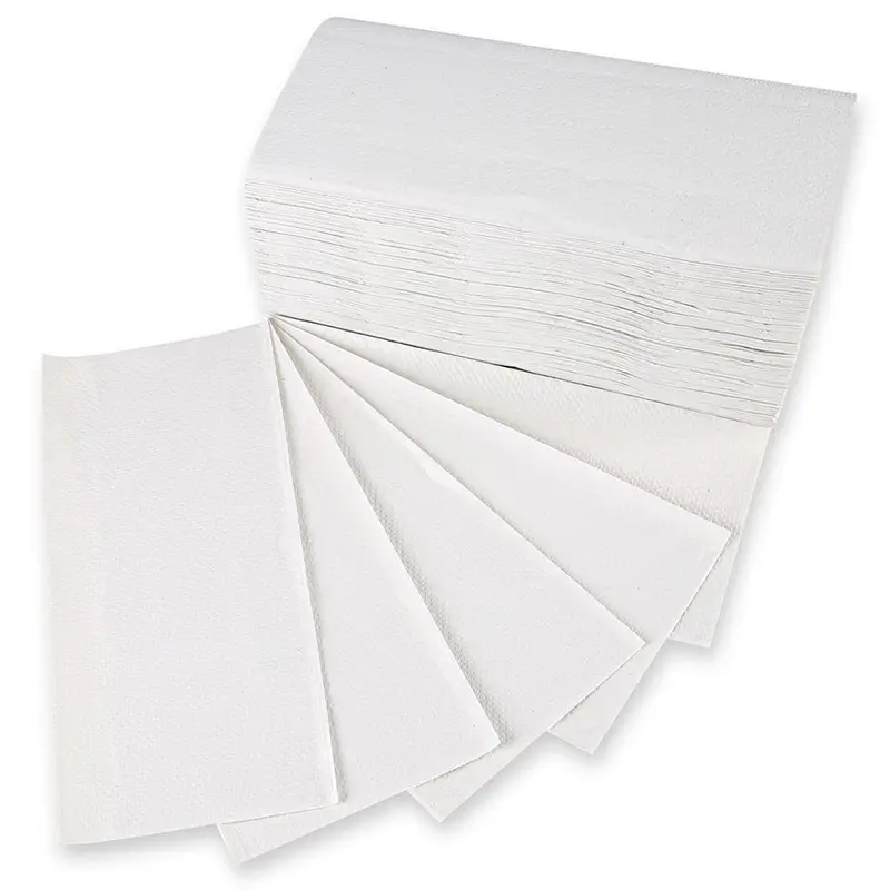 HygoClean Papierhandtücher 2-lagig Recyclingpapier Weiß