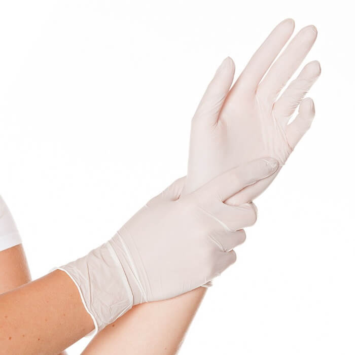 Hygostar Nitril-Handschuhe "Safe Light" Weiß