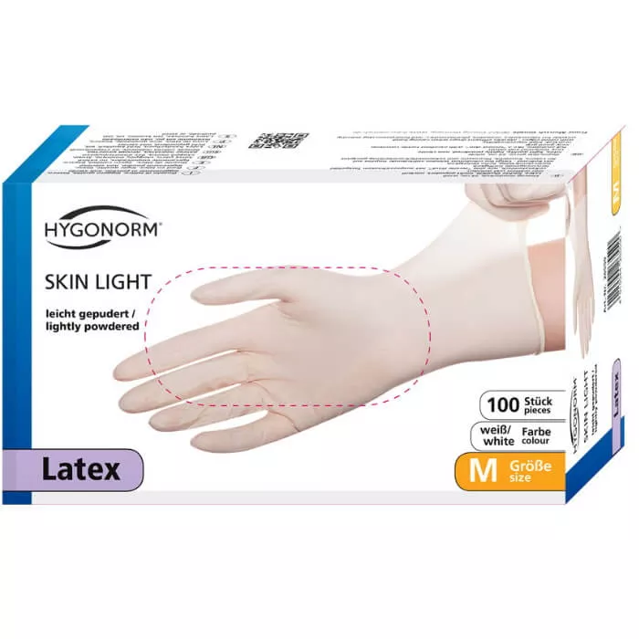 Hygonorm Latex-Handschuhe "Skin Light"