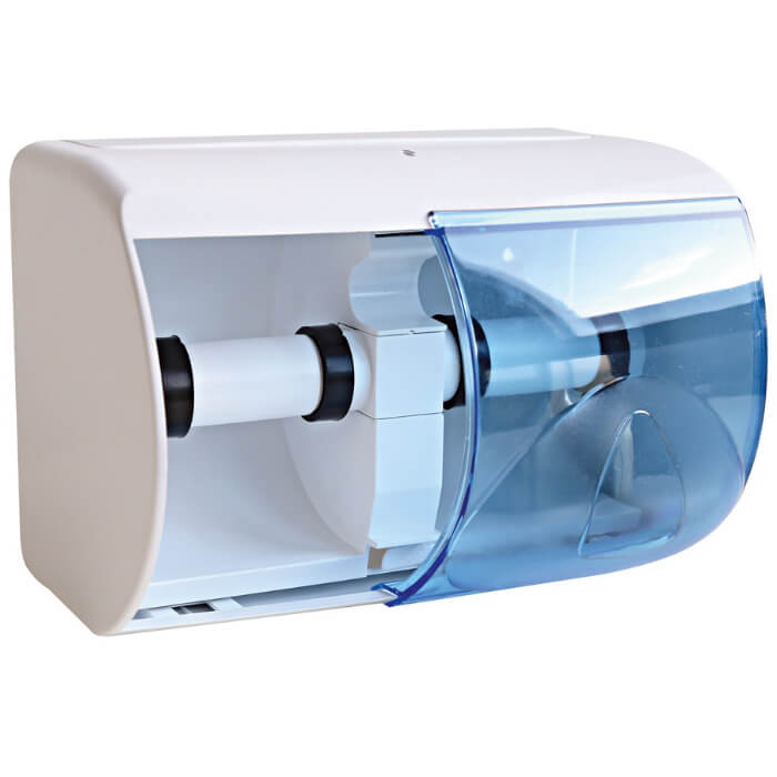 HygoClean Toilettenpapierspender | Kunststoff Weiß