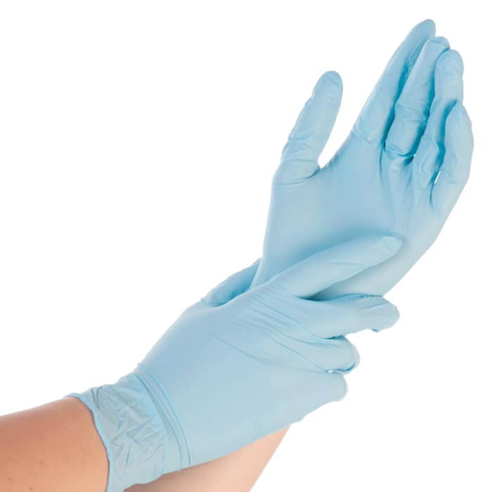 Hygostar Nitril-Handschuhe Safe Fit Blau