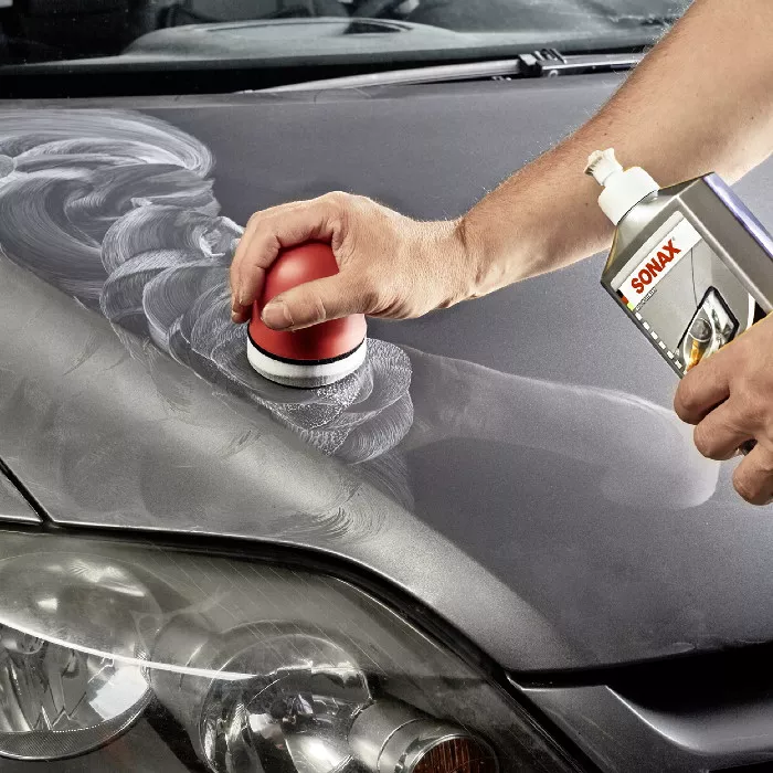 Sonax Polish & Wax Color 500ml Silber Grau Autopflege Fahrzeugpflege Autopolitur Anwendung