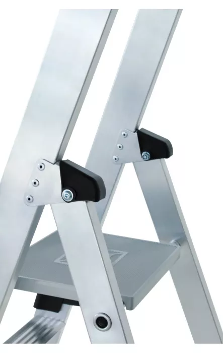 Munk Günzburger Steigtechnik Stufen-Stehleiter 250 kg einseitig begehbar mit clip-step R13