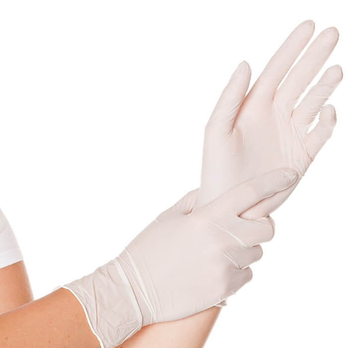 Hygostar Nitril-Handschuhe Safe Fit Weiß