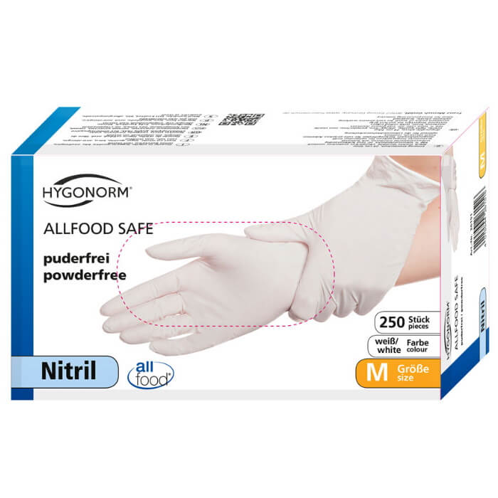 Hygonorm Nitril-Handschuhe "Allfood Safe"