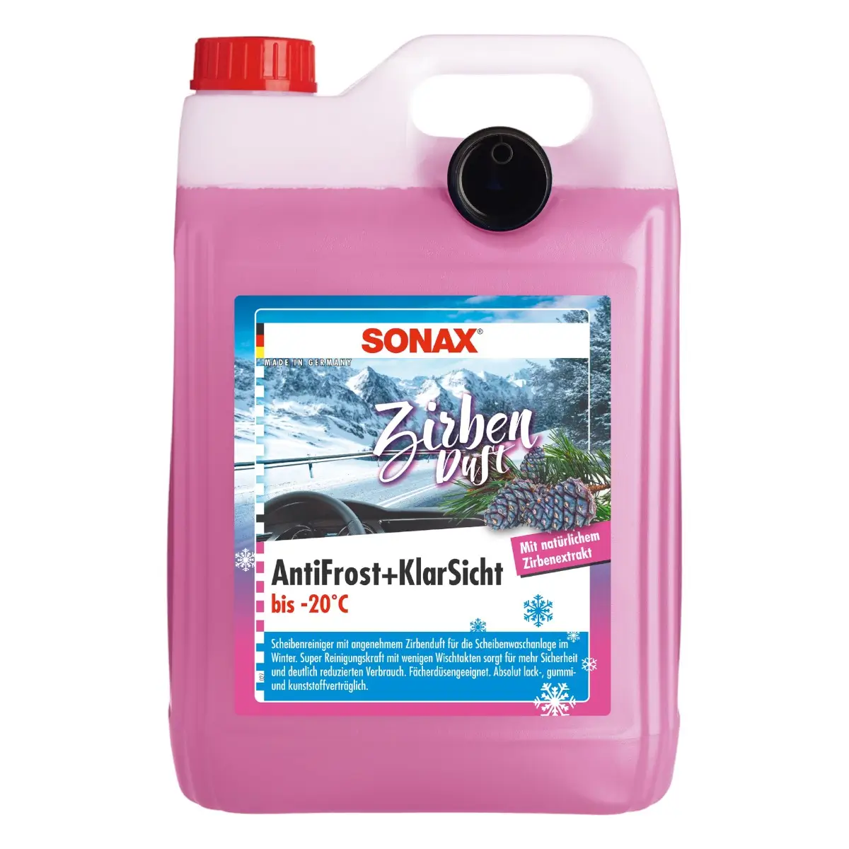 Sonax Antifrost + Klarsicht bis -20°C Zirbe 5l