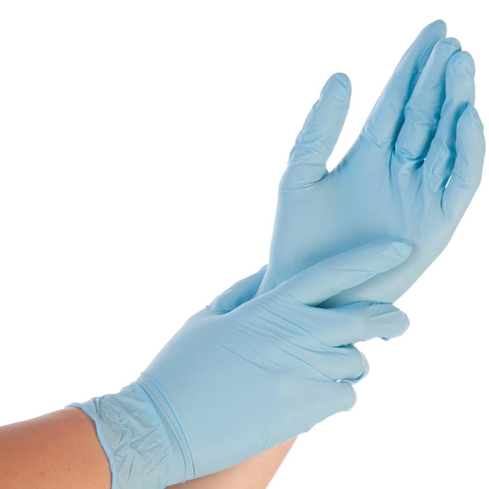Hygonorm Nitril-Handschuhe "Allfood Safe" Blau