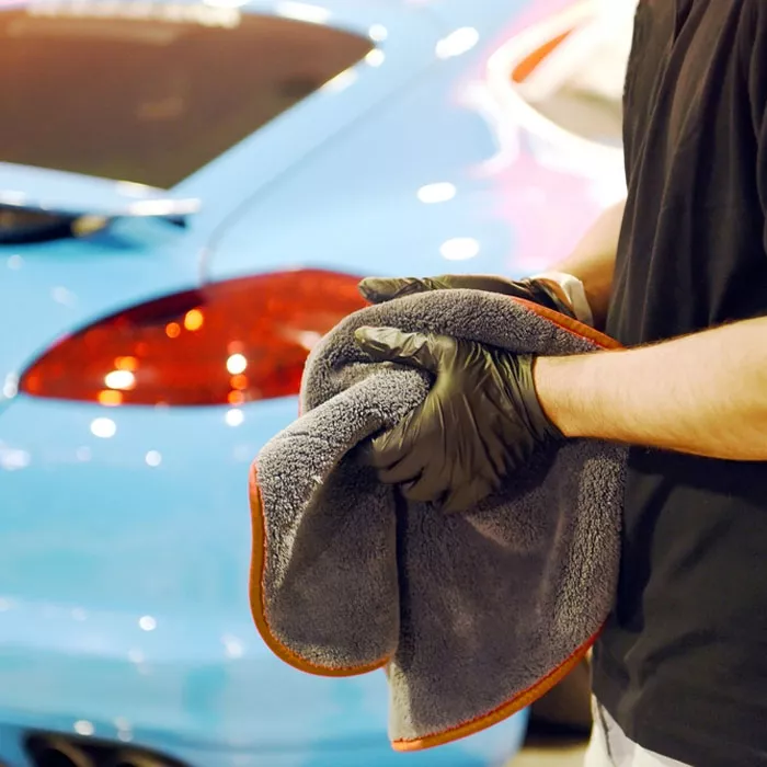 Clendo Auto-Poliertuch Premium Autopflege Fahrzeugaufbereitung